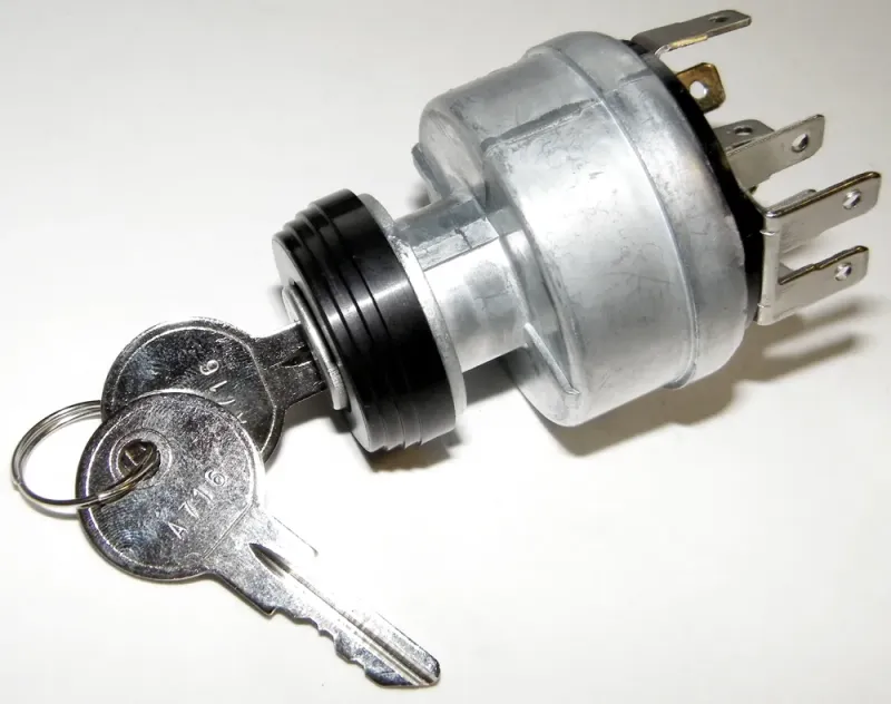 Keyed Ignition Switch – Black Bezel