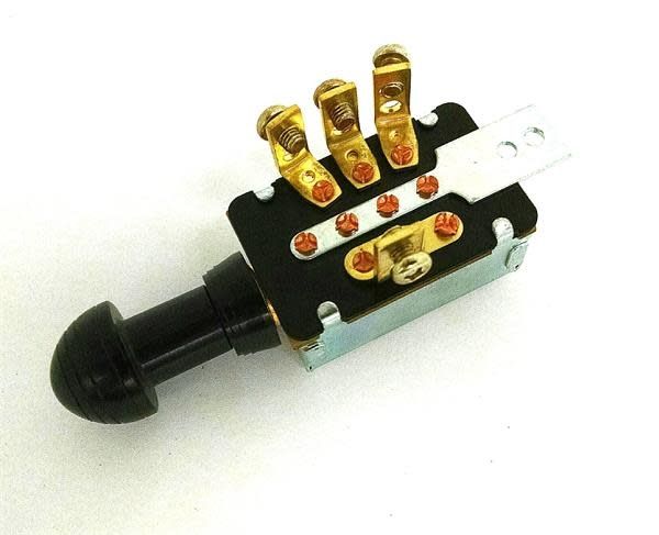 3-Position Headlight Switch – Black Merc-Style Knob