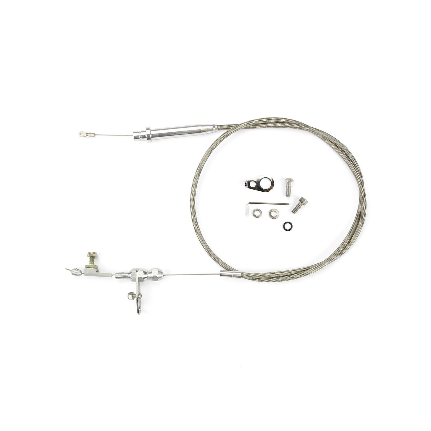 Hi-Tech Kickdown Cable – GM TH350, Stainless Braided