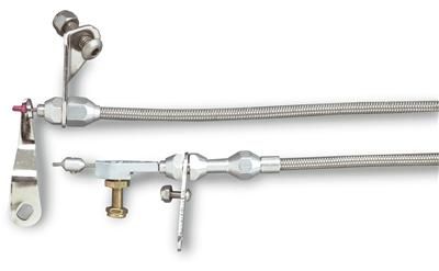 Hi‑Tech Kickdown Cable – Ford C6, Stainless Braided