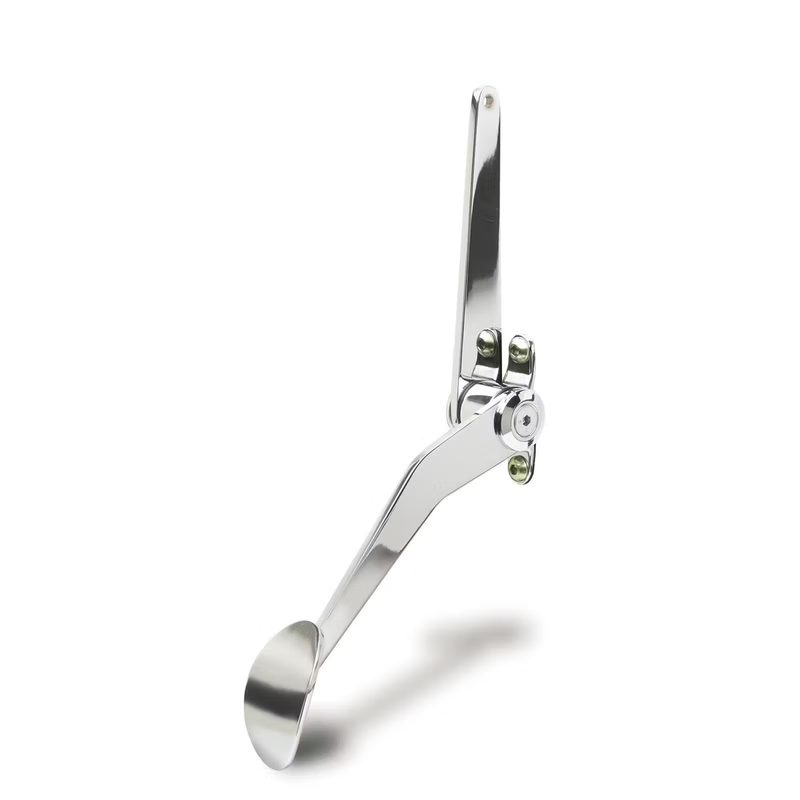 Spoon-style Gas Pedal Assembly – Steel, Chrome Finish