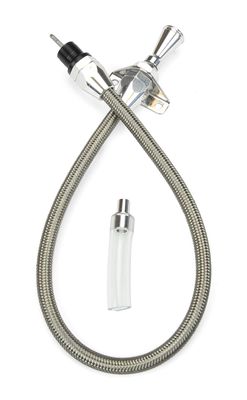 Hi‑Tech Firewall‑Mount Transmission Dipstick – GM TH350/TH400, Stainless Housing