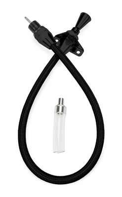 TH350/TH400 Transmission Dipstick – Firewall Mount, Black Finish