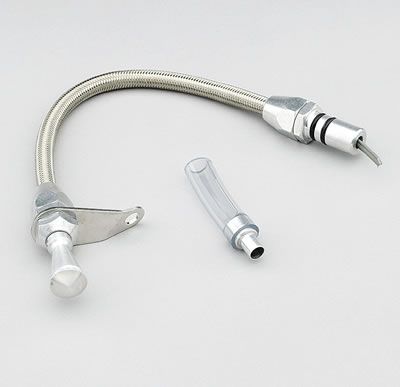 TH350 Transmission Dipstick – Transmission Mount, Brite Finish