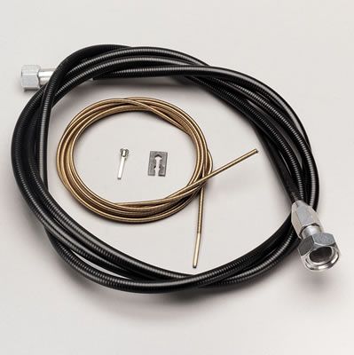 U‑Cut‑to‑Fit Speedometer Cable Kit – 7 ft Black Housing