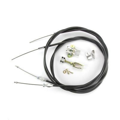 Floor-Mount Emergency Brake Cable Kit – Black Housing