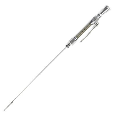 Flexible Engine Dipstick – Small‑Block Chevy Pre‑1980, Stainless Housing