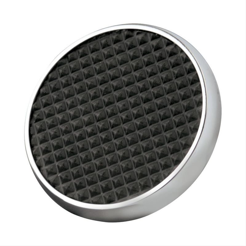 Round Chromed Steel Brake Pedal Pad