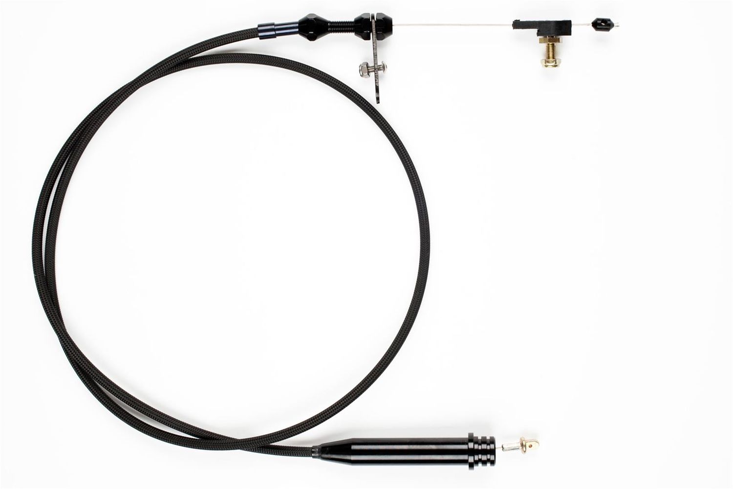 Hi-Tech Kickdown Cable – TH350, Black Stainless Finish