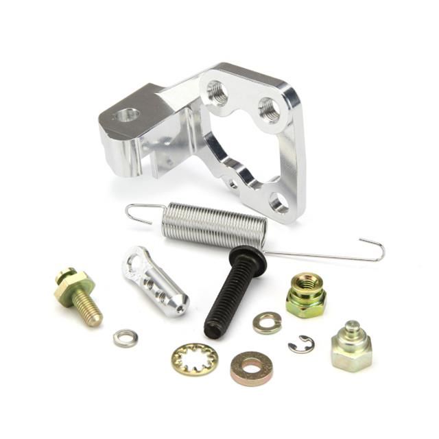 Throttle Cable Bracket with Springs – Holley Sniper 2, Billet Finish