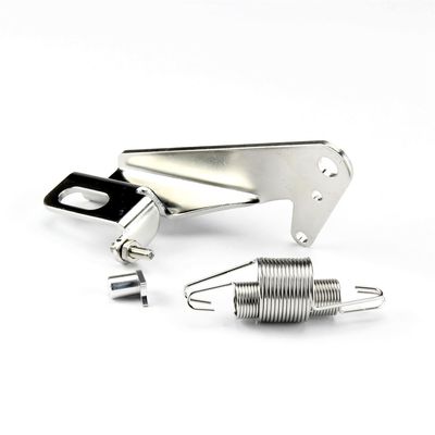 Throttle Cable Bracket with Springs – Holley Sniper, Stainless Finish