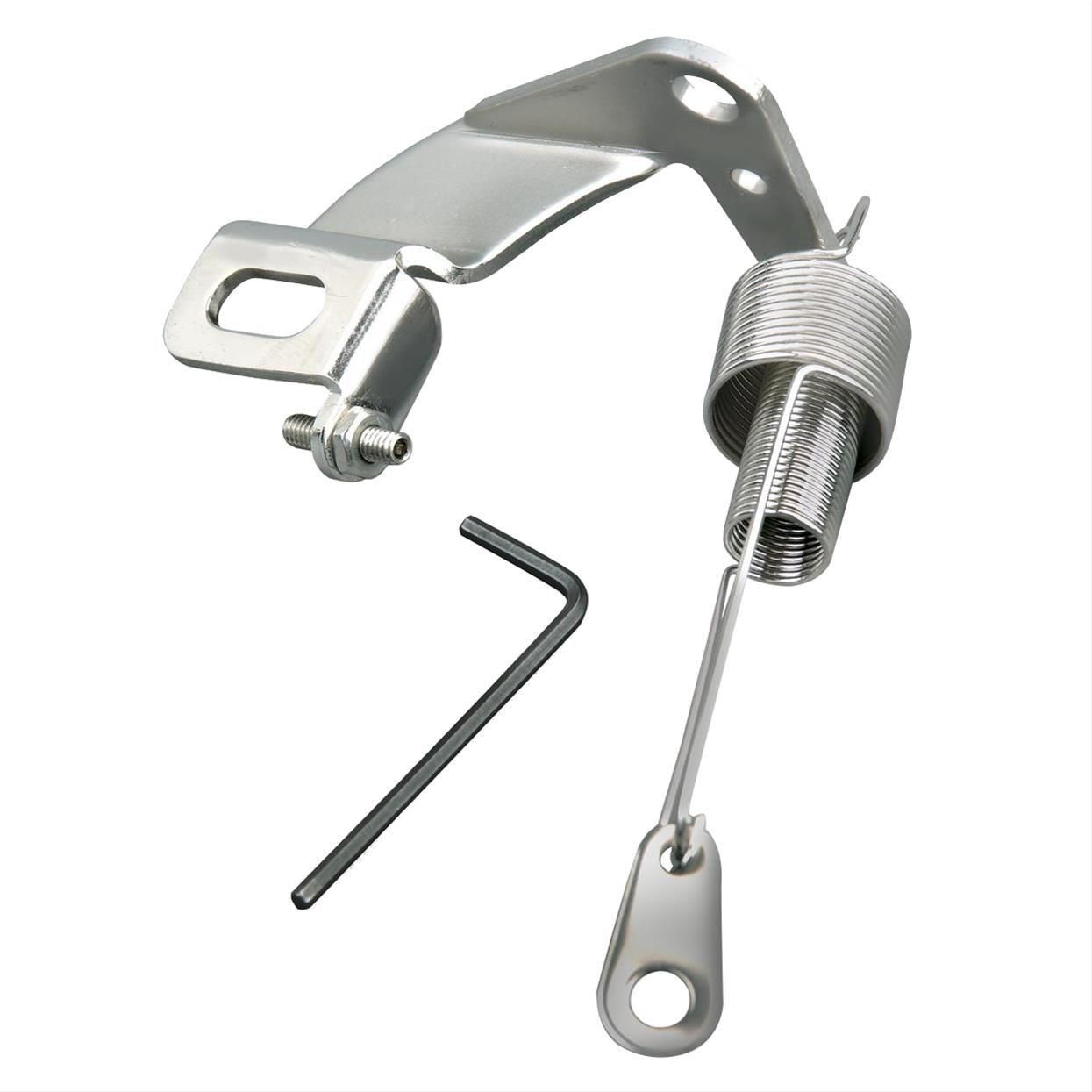 Carburetor Bracket with Stainless Return Springs – Stainless Finish