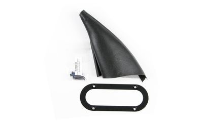 Midnight Series Floor-Mount Emergency Brake Boot with Ring – Black Finish