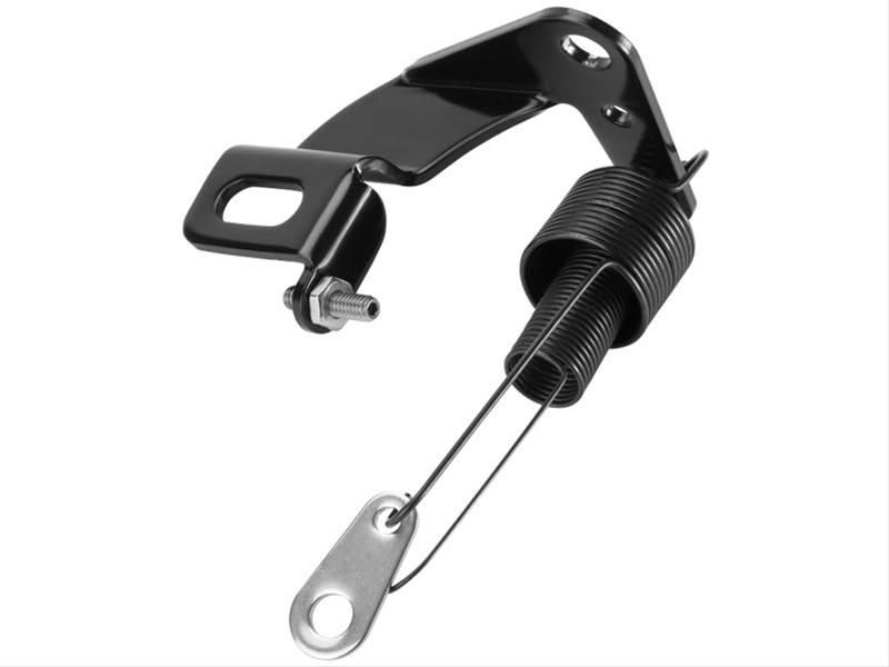 Midnight Series Carburetor Bracket with Stainless Return Springs – Black Finish