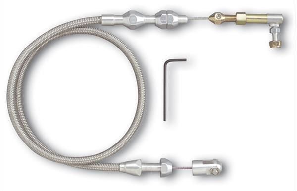 Hi-Tech Throttle Cable – 36″, Stainless Finish