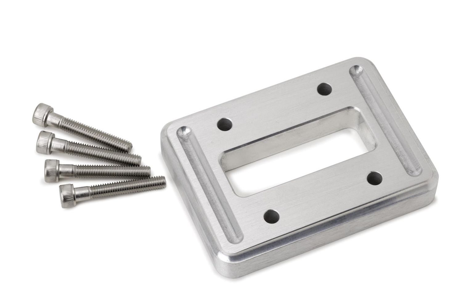 Aluminum Throttle Pedal Spacer – ½″ Thick, Stainless Finish