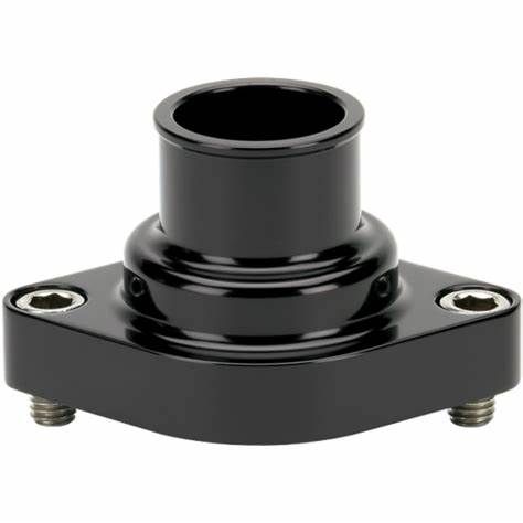 0° Swivel Thermostat Housing – Chevy Small/Big Block, Black Finish