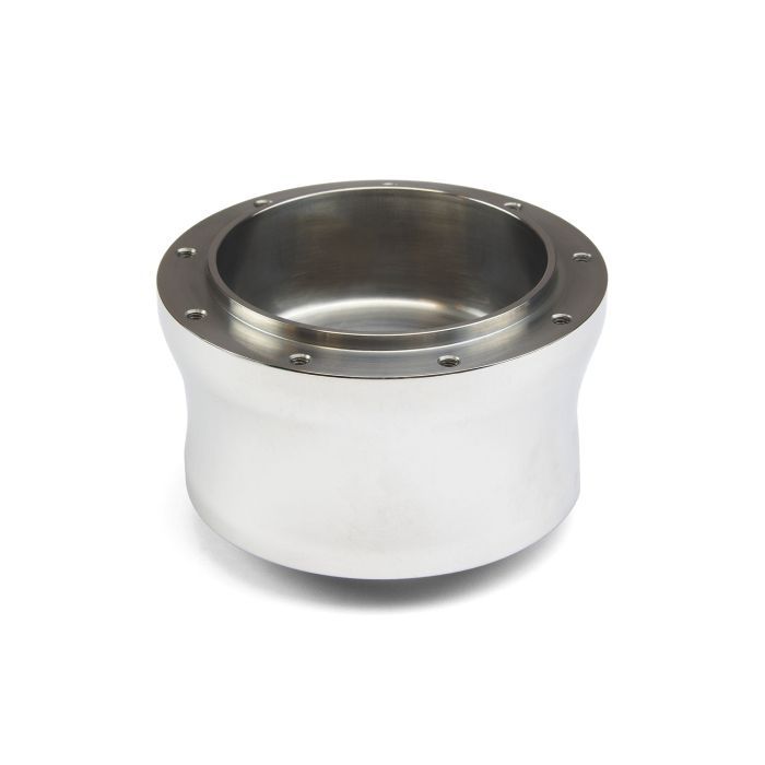 Nine‑Bolt Steering Wheel Hub Adapter – Polished Billet