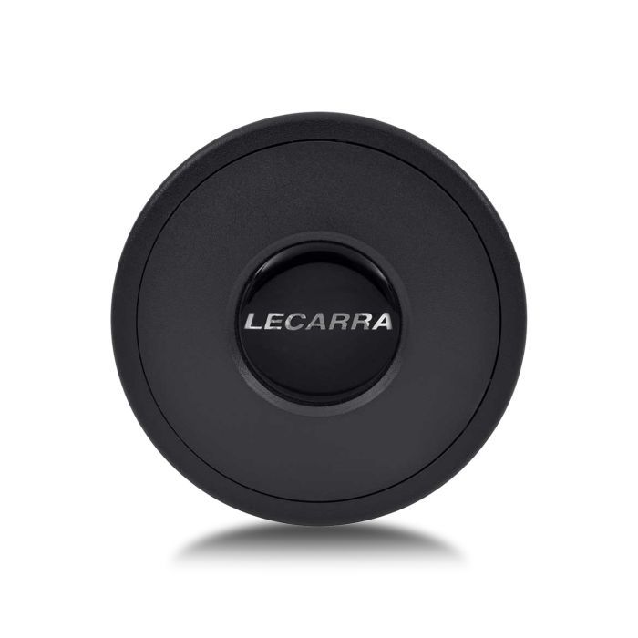 Horn Button Assembly – Black Plastic, Lecarra Logo (Single-Contact)