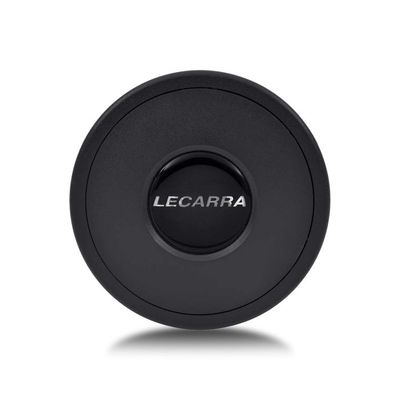 Horn Button Assembly – Black Plastic, Lecarra Logo (Single-Contact)