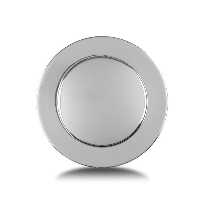 Full-Cover Horn Button – Polished Billet Aluminum, Smooth Top