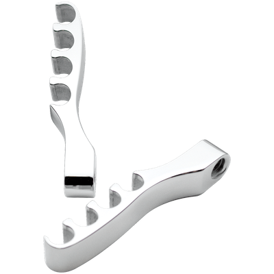 Polished Four-Wire Spark Plug Wire Separators – Cylinder Head Mount, Pair