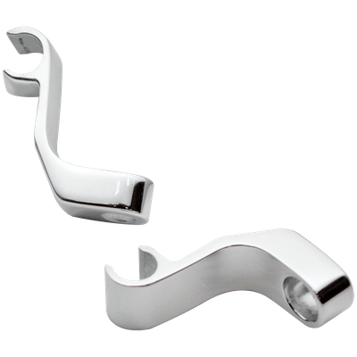 Polished Single-Wire Spark Plug Wire Separators – Valve Cover Mount, Pair