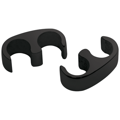 Black Two-Wire Floating Spark Plug Wire Separators – Pair