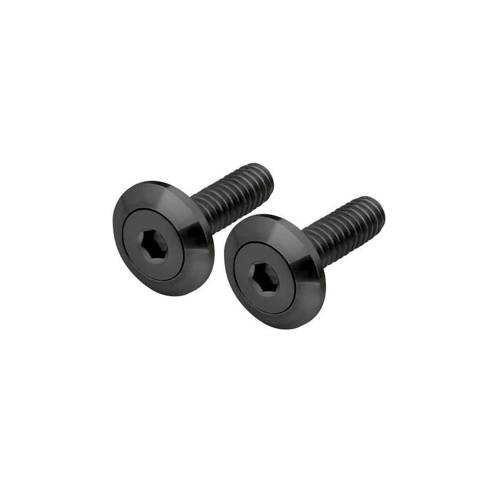 Black Pro-Bolts – 5/16-18 x 1″ with 3/4″ Washers (Pair)