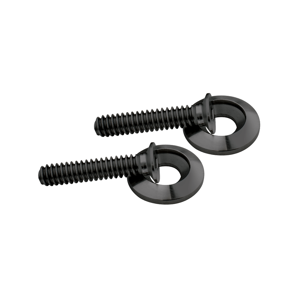 Black Pro-Bolts – 1/4-20 x 1″ with 11/16″ Washers (Pair)
