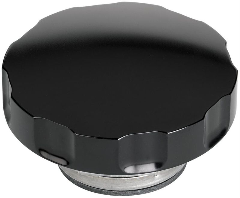 Radiator Cap – Notch Grip, 16 PSI, Black Anodized
