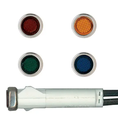 Dash Indicator Light – Red, 5⁄16″ Mounting Hole