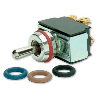 Reverse Polarity Toggle Switch – 15 Amp, with Polished Accent Bezel