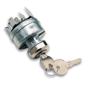 Ignition Switch – Dash Mount with Factory Bezel, Universal
