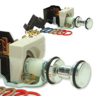 Headlight Switch – Classic Series, Full Function with Polished Trim