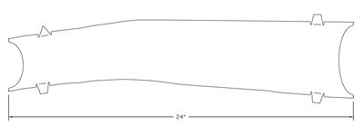 Mustang II Boxing Plate; 47-54/5 Chev PU; Front, EA
