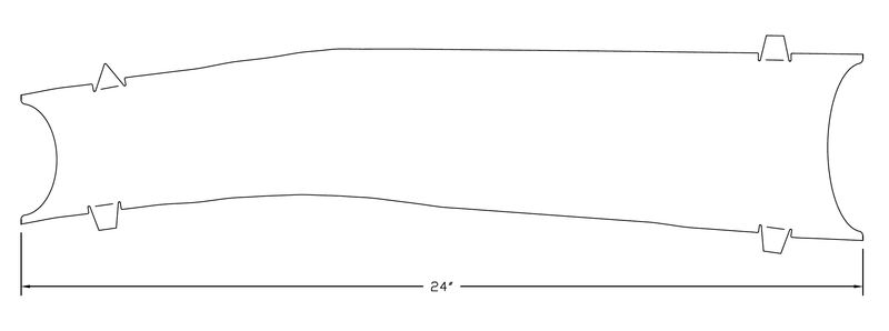 Mustang II Boxing Plate; 47-54/5 Chev PU; Front, EA