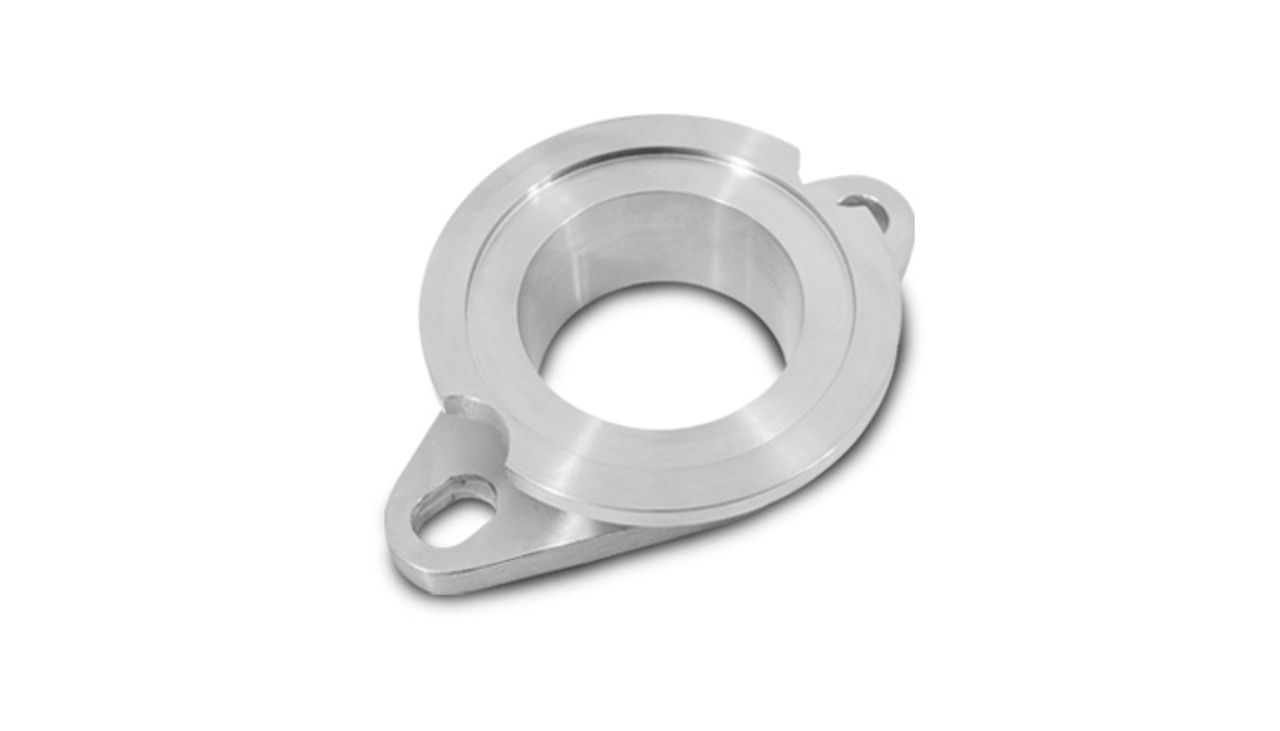 Turbo Inlet Transition Flange – 35–38 mm to 44 mm V‑Band, 304 Stainless Steel