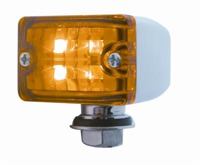 Small Rectangular Auxiliary Light – Amber, Incandescent