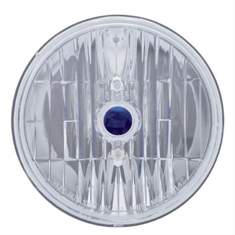 5-3/4&quot; Incandescent Crystal Headlight with Blue Dot