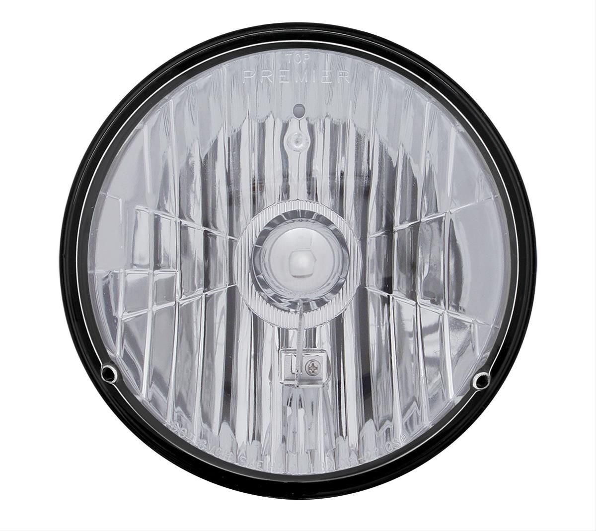 7&quot; Ultralit Crystal Headlight – Glass Lens, Halogen