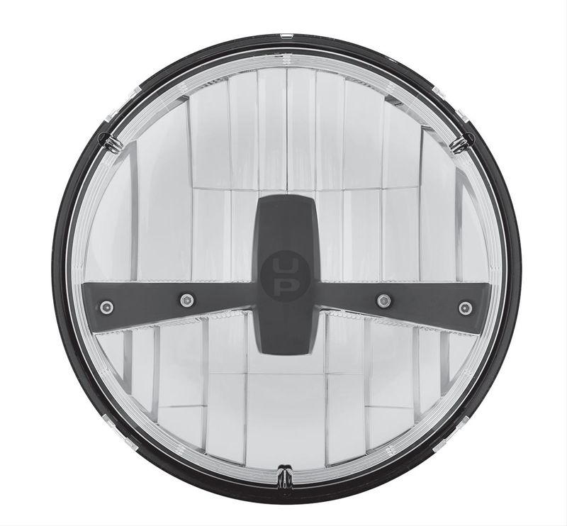 Ultralit 7" Dual Function Headlight – 5 High Power LED, Black or Chrome