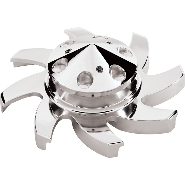 Alternator Pulley with Fan – Billet Aluminum, One-Piece Design
