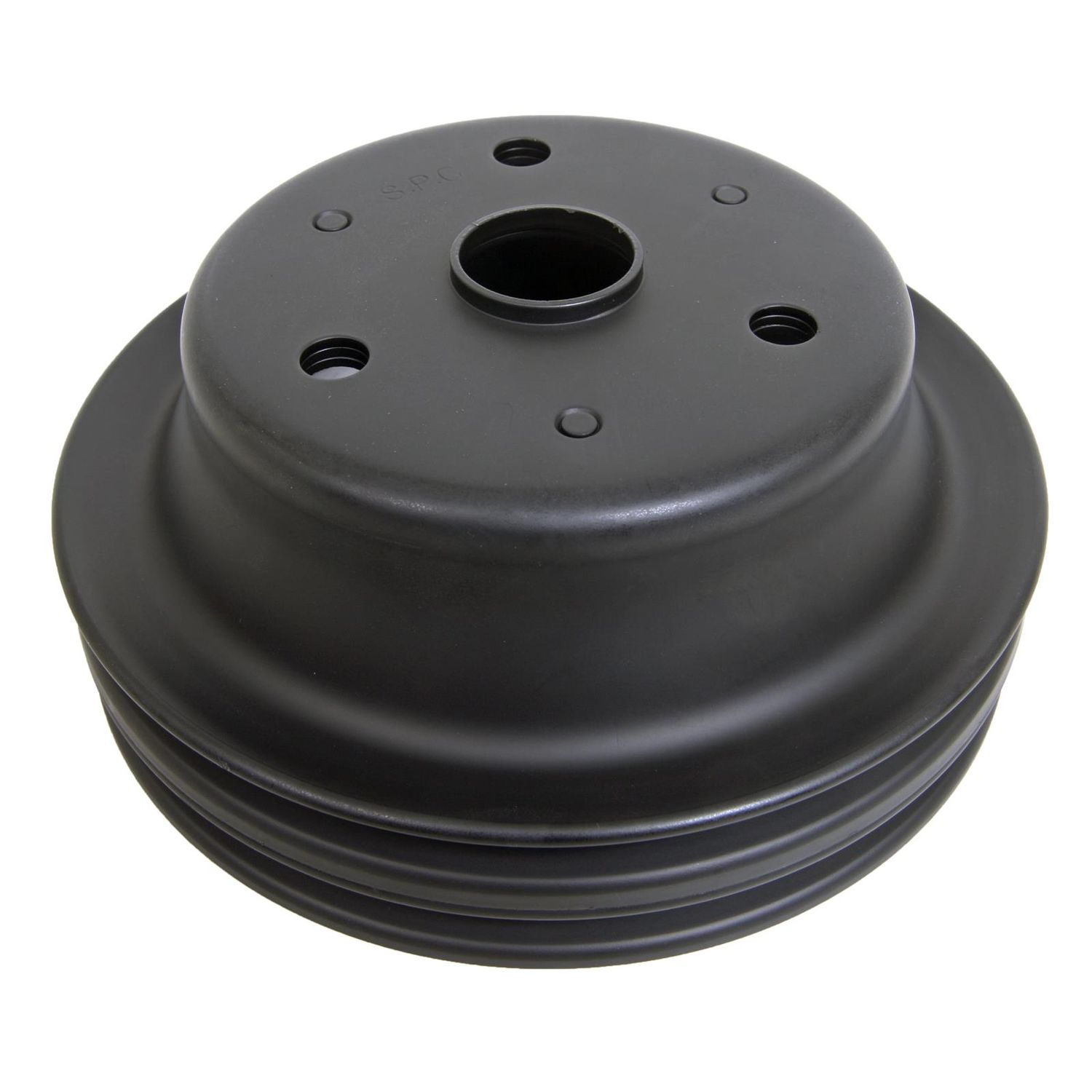 Crankshaft Pulley – Small Block Chevy, Double Groove, Black, LWP