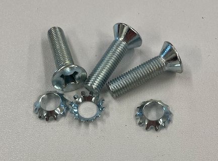 Door Striker Plate Screw Set