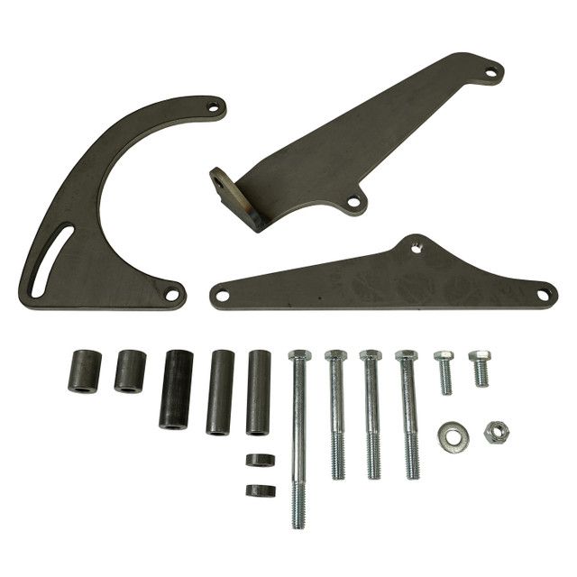 Side-Mount Alternator Bracket – SBC Chevy, Long Water Pump, Driver Side