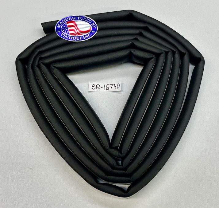 Hood Lacing; Sponge Rubber; 'D' profile; 39/64" x 23/64" x 8 feet