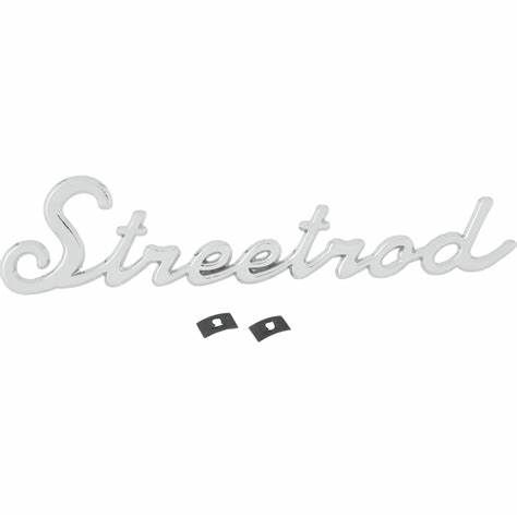 Street Rod Script Emblem – Chrome