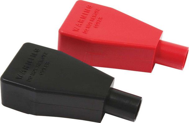 Battery Terminal Covers – Red/Black, Pair