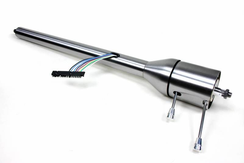 Universal 30&quot; Tilt Floor Shift Steering Column – Paintable Steel